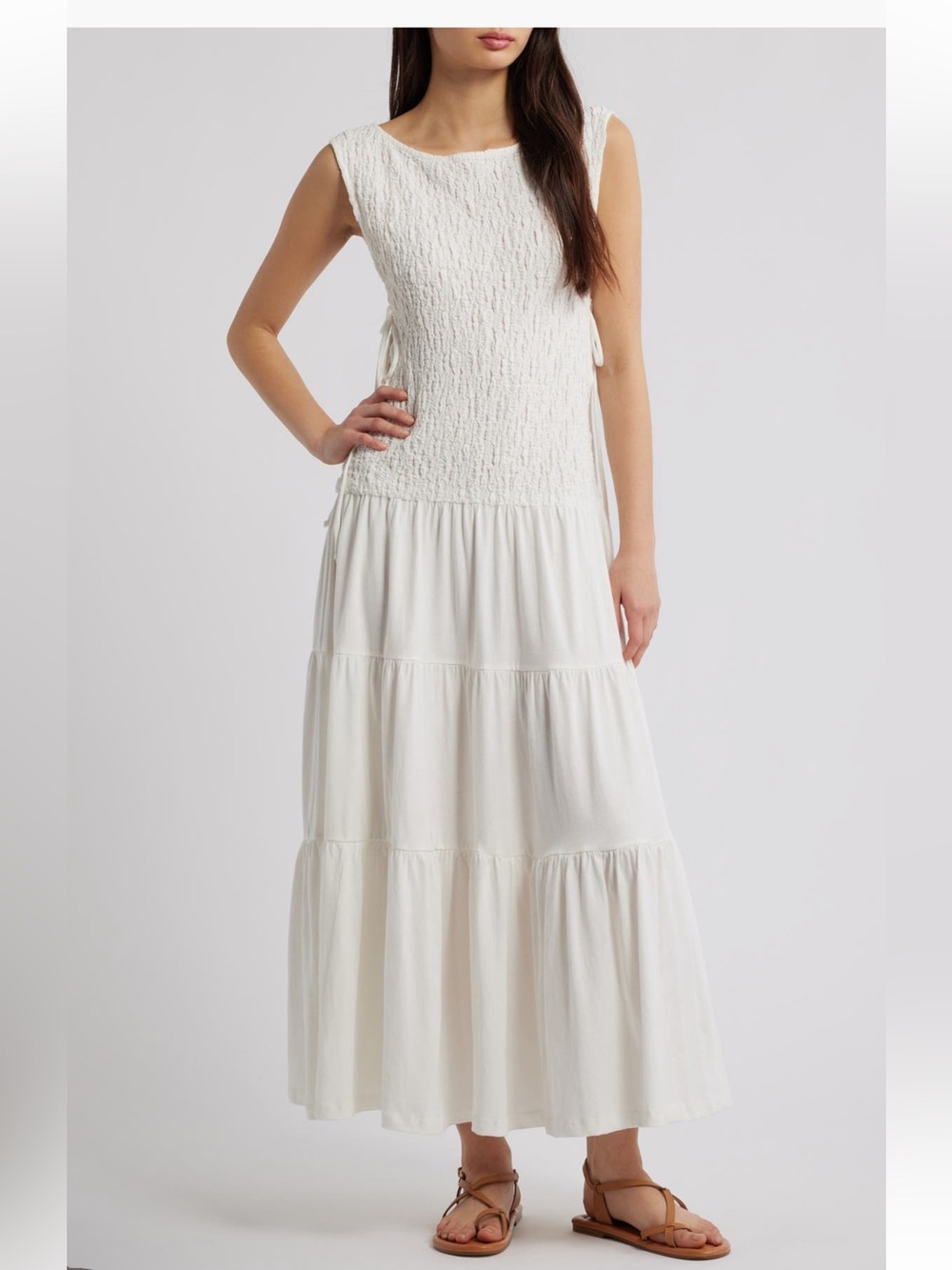 Free People free-est Natural Sterling Maxi Dress